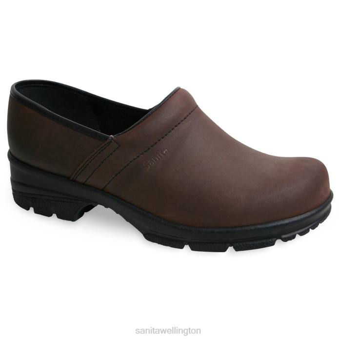 Sanita Dalton Textured Oil Men Antique Brown RPB0178 Shoes