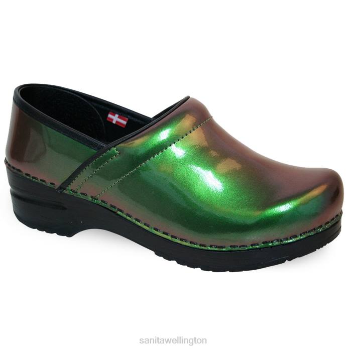 Sanita Glimmer Women Green RPB046 Shoes