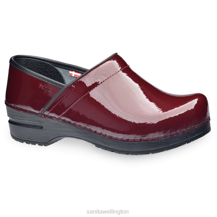 Sanita Pro. Patent Women Bordeaux RPB0103 Shoes