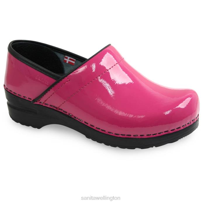 Sanita Pro. Patent Women Fuchsia RPB0104 Shoes