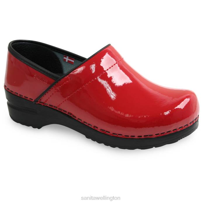 Sanita Pro. Patent Women Red RPB0106 Shoes