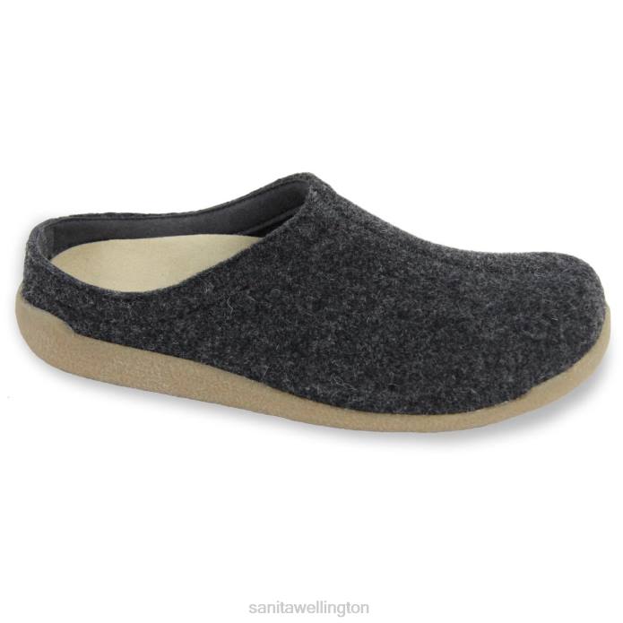 Sanita Lodge Slide Women Charcoal RPB0161 Shoes